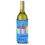 Snowballs And Snowcones Wine Bottle Beverage Insulator Beverage Insulator Hugger
