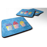 Caroline'S Treasures 8780Fc Snowballs Foam Coasters (Set Of 4), 3.5 H X 3.5 W, Multicolor