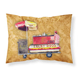 Caroline'S Treasures 8781Pillowcase Hot Dog Moisture Wicking Fabric Standard Pillowcase, Large, Multicolor