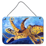 Caroline'S Treasures Octopus Aluminum Metal Wall Or Door Hanging Prints, 8 X 12