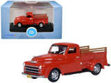 1948 Dodge B1B Pickup Truck Red 1/87 (HO) Scale Diecast Model Car by Oxford Diecast