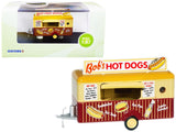 Bobs Hot Dogs Mobile Food Trailer 1/87 (HO) Scale Diecast Model by Oxford Diecast