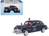 1946 DeSoto Suburban Ambulance Dark Blue Junction City Ambulance 1/87 (HO) Scale Diecast Model Car by Oxford Diecast