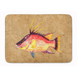 Caroline'S Treasures Hog Snapper Floor Mat, 19 X 27, Multicolor