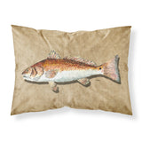 Caroline'S Treasures 8807Pillowcase Red Fish Moisture Wicking Fabric Standard Pillowcase, Large, Multicolor