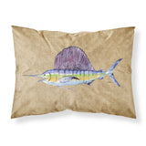Caroline'S Treasures 8813Pillowcase Swordfish Moisture Wicking Fabric Standard Pillowcase, Large, Multicolor