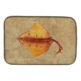 Caroline'S Treasures Blonde Ray Stingray Dish Drying Mat, 14 X 21, Multicolor