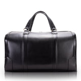 L Series | KINZIE | 20 Carryall Leather Duffel Black