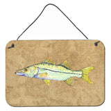 Caroline'S Treasures Snook Aluminum Metal Wall Or Door Hanging Prints, 8 X 12
