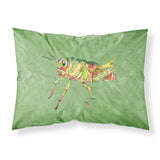 Caroline'S Treasures 8848Pillowcase Grasshopper On Avocado Moisture Wicking Fabric Standard Pillowcase, Large, Multicolor