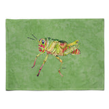 Caroline'S Treasures 8848Plmt Grasshopper On Avocado Fabric Placemat, Multicolor