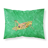 Caroline'S Treasures 8849Pillowcase Grasshopper On Green Moisture Wicking Fabric Standard Pillowcase, Large, Multicolor