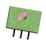 Caroline'S Treasures 8853Th68 Gerber Daisy Pink Leash Or Key Holder, Large, Multicolor