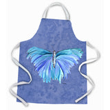 Caroline'S Treasures 8855Apron Butterfly On Slate Blue Apron, Large, Multicolor
