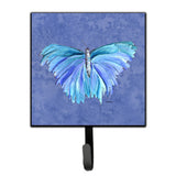 Caroline'S Treasures 8855Sh4 Butterfly On Slate Blue Leash Or Key Holder, Small, Multicolor