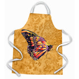 Caroline'S Treasures 8858Apron Butterfly On Gold Apron, Large, Multicolor