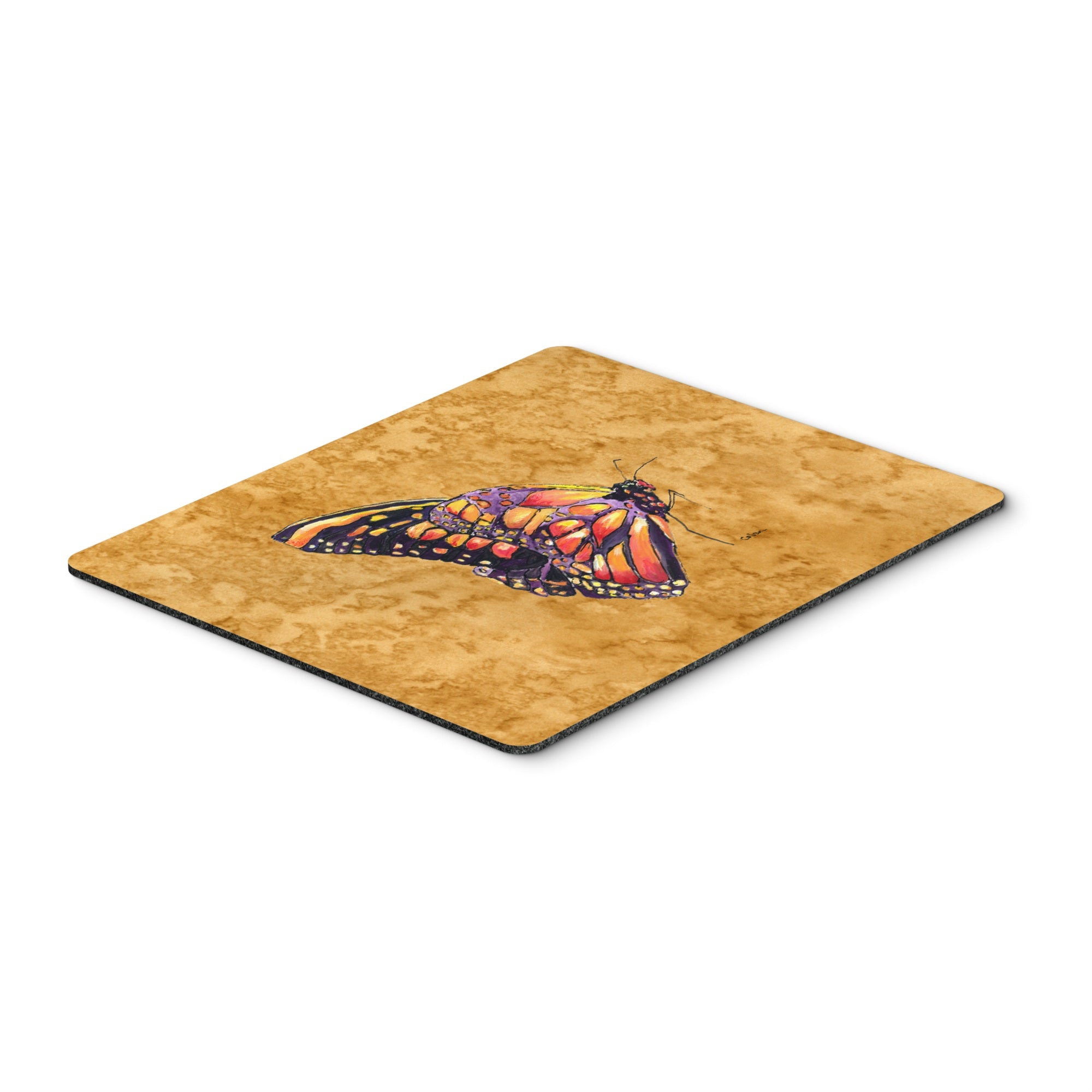 Caroline'S Treasures Butterfly On Gold Mouse Pad/Hot Pad/Trivet (8858Mp)