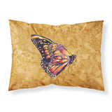Caroline'S Treasures 8858Pillowcase Butterfly On Gold Moisture Wicking Fabric Standard Pillowcase, Large, Multicolor
