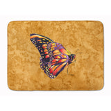 Caroline'S Treasures Butterfly On Gold Floor Mat, 19 X 27, Multicolor