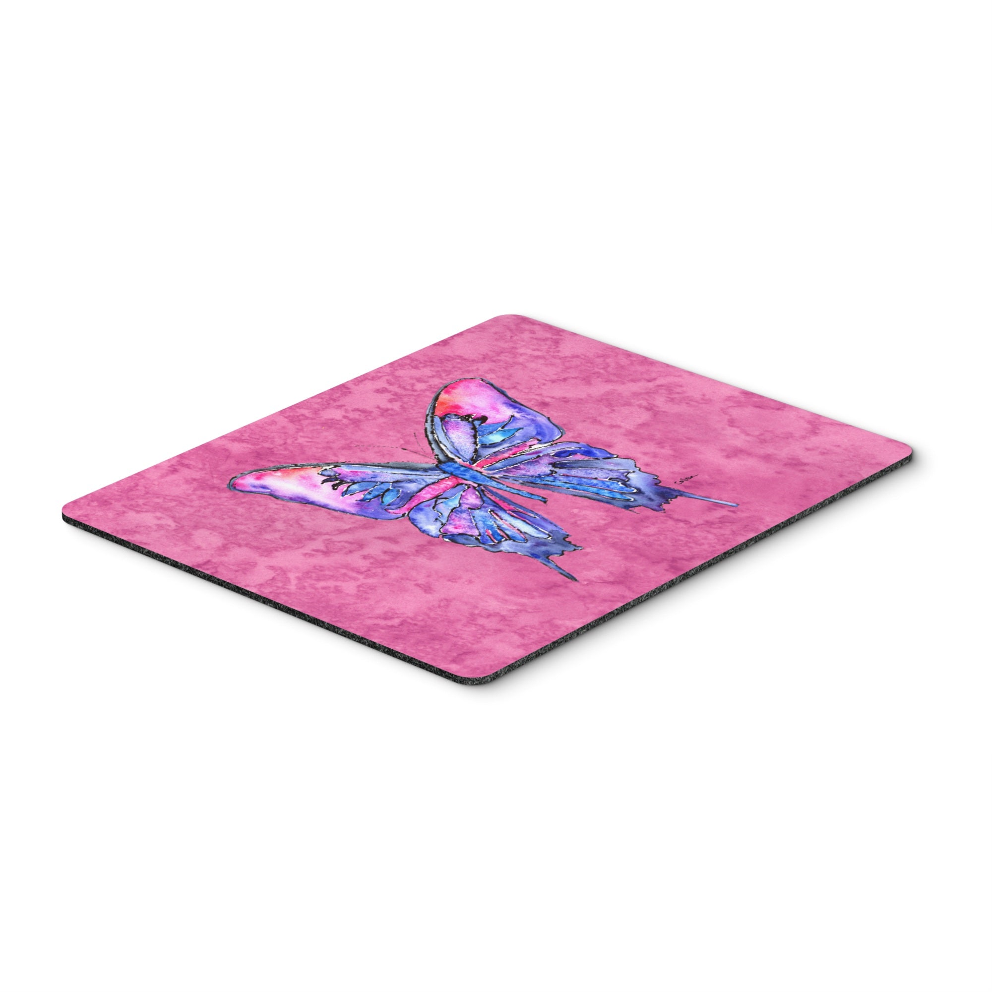 Caroline'S Treasures Butterfly On Pink Mouse Pad/Hot Pad/Trivet (8859Mp)