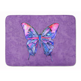 Caroline'S Treasures Butterfly On Purple Floor Mat, 19 X 27, Multicolor