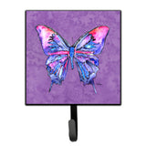 Caroline'S Treasures 8860Sh4 Butterfly On Purple Leash Or Key Holder, Small, Multicolor