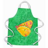 Caroline'S Treasures 8861Apron Butterfly Orange On Green Apron, Large, Multicolor