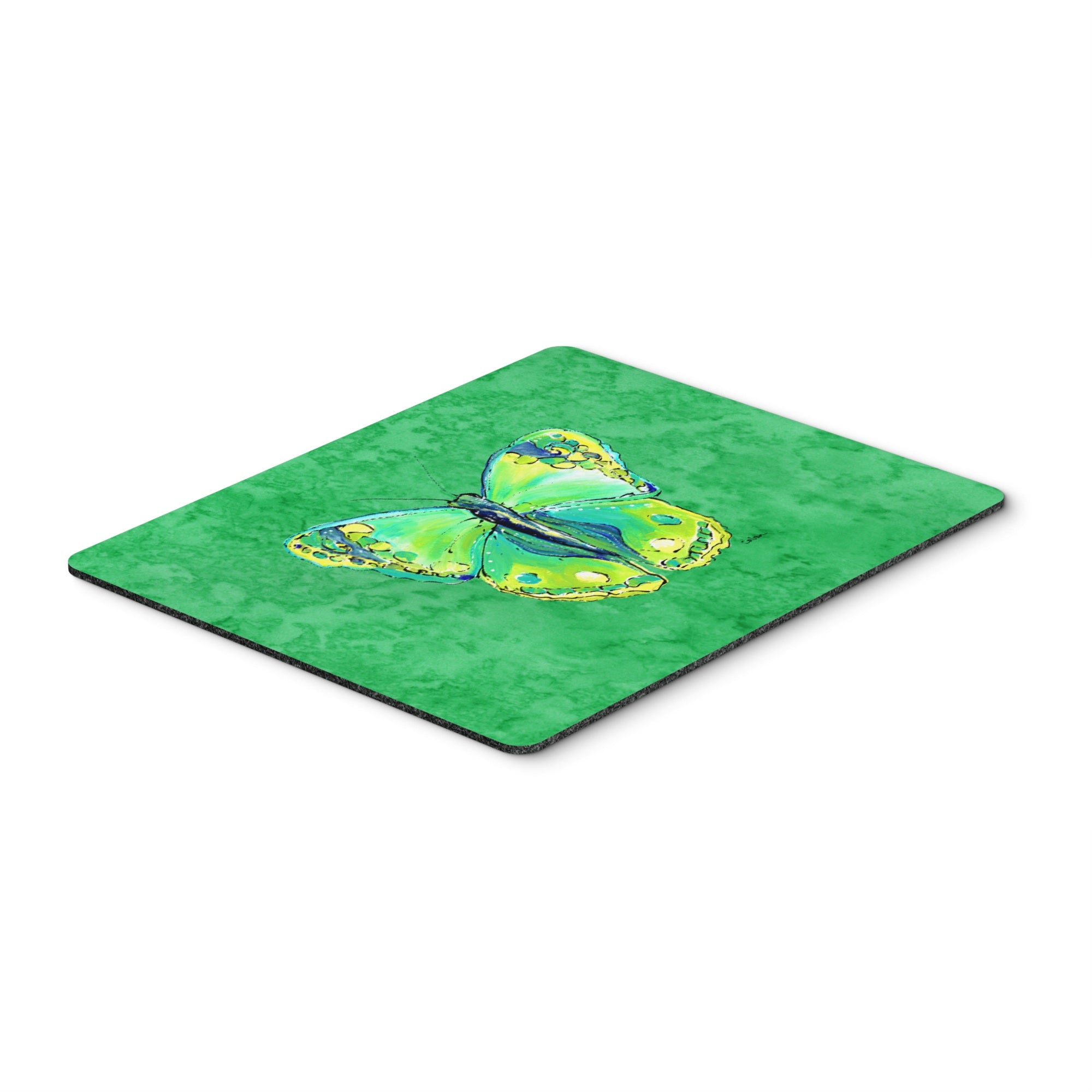 Caroline'S Treasures Butterfly Green On Green Mouse Pad/Hot Pad/Trivet (8863Mp)