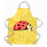 Caroline'S Treasures 8867Apron Lady Bug On Yellow Apron, Large, Multicolor