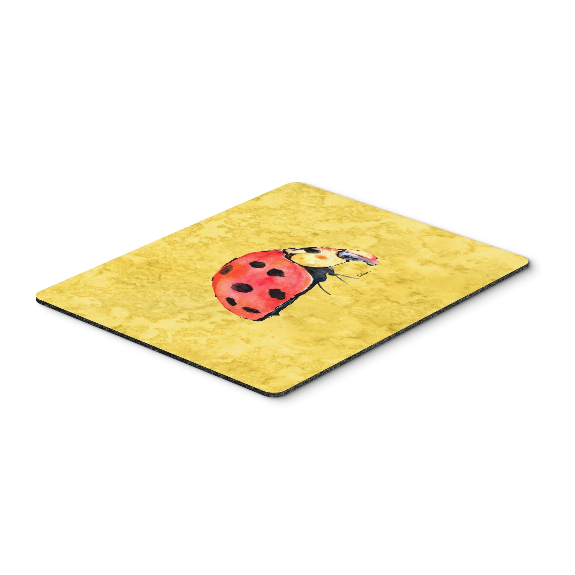 Caroline'S Treasures Lady Bug On Yellow Mouse Pad/Hot Pad/Trivet (8867Mp)