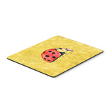 Caroline'S Treasures Lady Bug On Yellow Mouse Pad/Hot Pad/Trivet (8867Mp)
