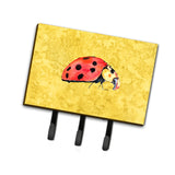 Caroline'S Treasures 8867Th68 Lady Bug On Yellow Leash Or Key Holder, Large, Multicolor