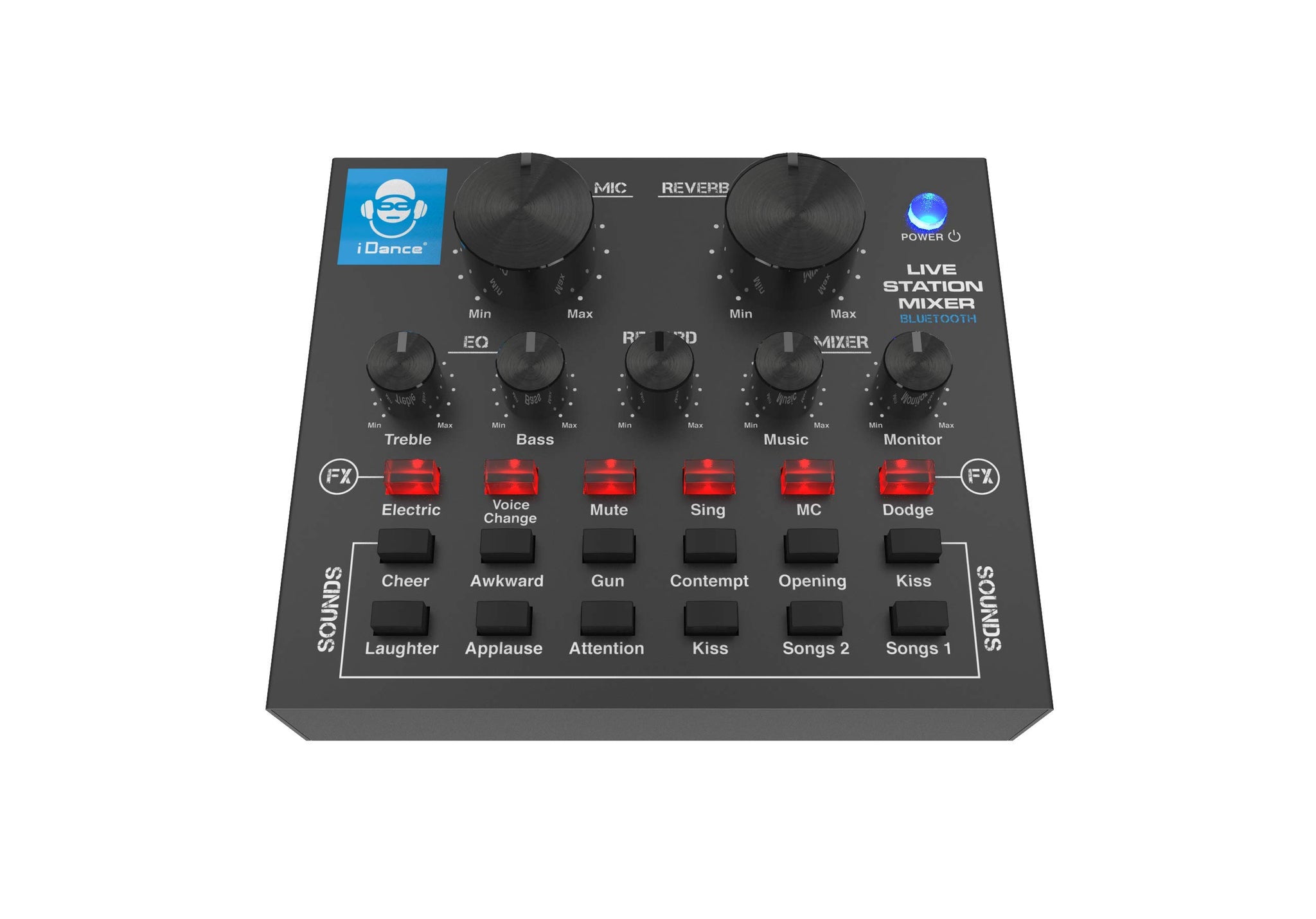 All You Need For Professional Broadcasting And Recording Portable Mixer With Bluetooth And Sound Card For Live Streaming