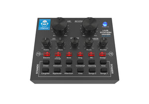All You Need For Professional Broadcasting And Recording Portable Mixer With Bluetooth And Sound Card For Live Streaming