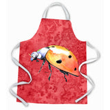 Caroline'S Treasures 8868Apron Lady Bug On Red Apron, Large, Multicolor