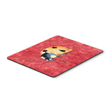 Caroline'S Treasures Lady Bug On Red Mouse Pad/Hot Pad/Trivet (8869Mp)