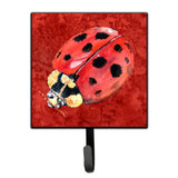 Caroline'S Treasures 8870Sh4 Lady Bug On Deep Red Leash Or Key Holder, Small, Multicolor