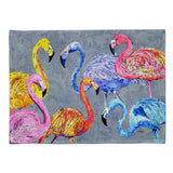 Caroline'S Treasures 8871Plmt Flamingo Six Senses Fabric Placemat, Multicolor