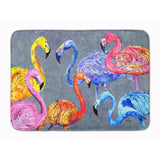Caroline'S Treasures Flamingo Six Senses Floor Mat, 19 X 27, Multicolor