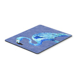 Caroline'S Treasures Flamingo On Slate Blue Mouse Pad/Hot Pad/Trivet (8873Mp)