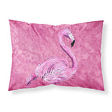 Caroline'S Treasures 8875Pillowcase Flamingo On Pink Moisture Wicking Fabric Standard Pillowcase, Large, Multicolor
