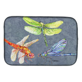 Caroline'S Treasures Dragonfly Times Three Dish Drying Mat, 14 X 21, Multicolor