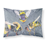 Caroline'S Treasures 8879Pillowcase Bee Bees Times Three Moisture Wicking Fabric Standard Pillowcase, Large, Multicolor