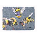 Caroline'S Treasures Bees Times Three Floor Mat, 19 X 27, Multicolor