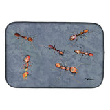 Caroline'S Treasures Ants Dish Drying Mat, 14 X 21, Multicolor