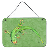 Caroline'S Treasures Gecko Aluminum Metal Wall Or Door Hanging Prints, 8 X 12