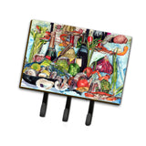 Caroline'S Treasures 8915Th68 Wine Crab Shrimp And Oysters Leash Or Key Holder, Large, Multicolor