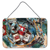 Caroline'S Treasures 8919Ds812 New Orleans Beers And Crabs Wall Or Door Hanging Prints, 8 X 12, Multicolor