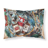Caroline'S Treasures 8919Pillowcase New Orleans Beers And Crabs Fabric Standard Pillowcase, Large, Multicolor