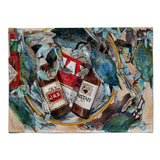 Caroline'S Treasures 8919Plmt New Orleans Beers And Crabs Fabric Placemat, Multicolor
